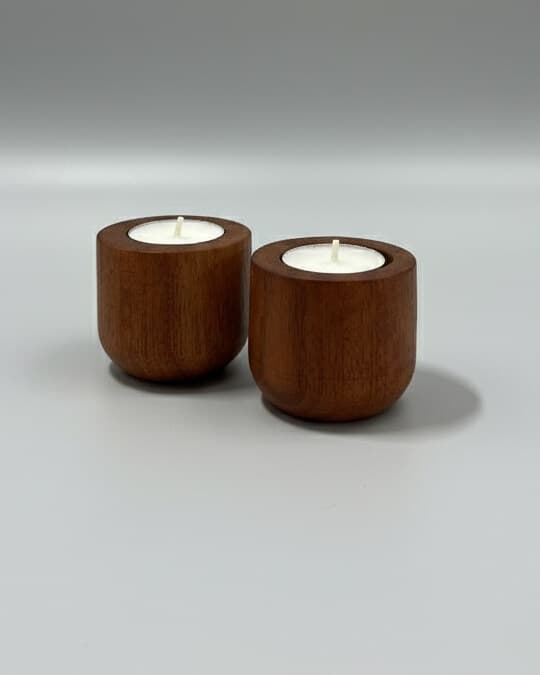 Turned Tea Light Cups